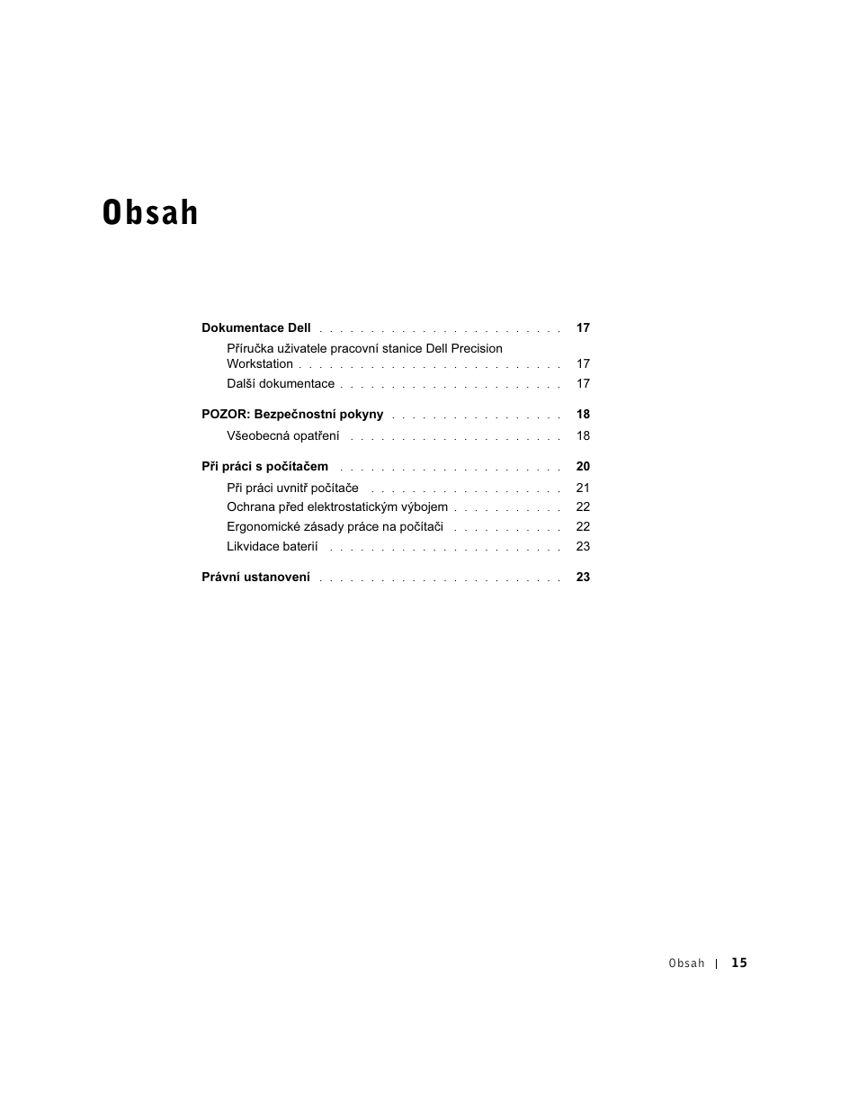 Dell Precision 340 User Manual | Page 16 / 172