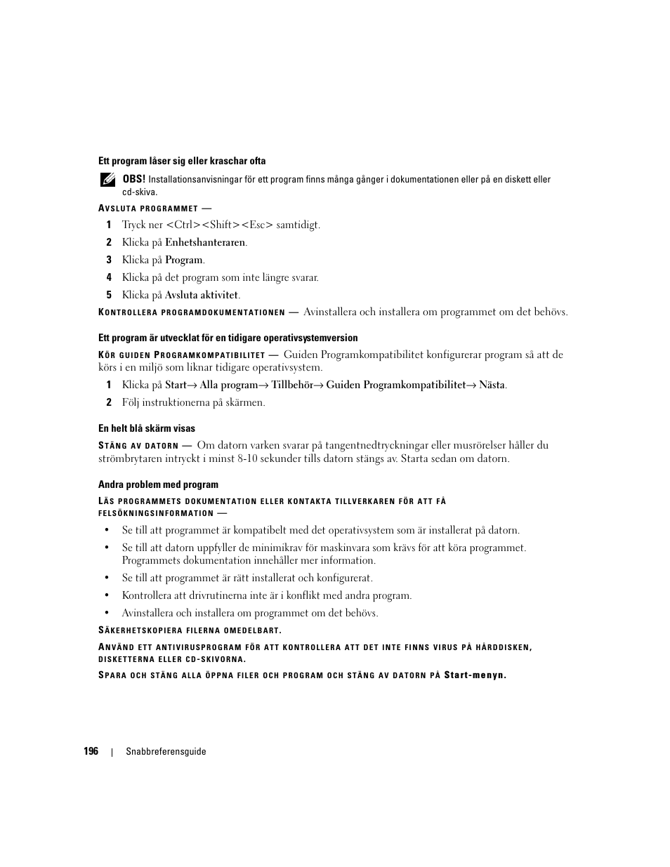 Dell Latitude D531 (Mid 2007) User Manual | Page 196 / 224
