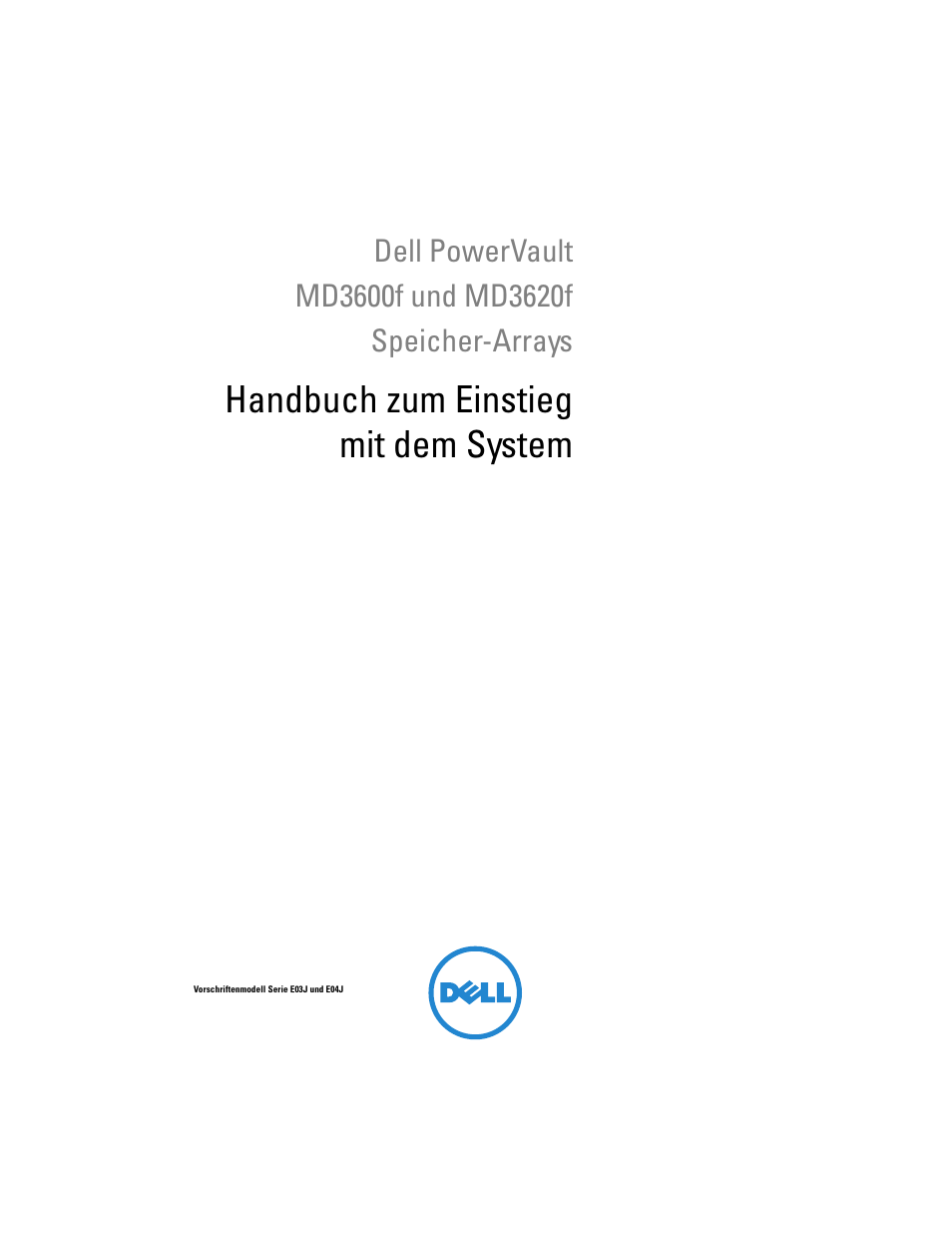 Handbuch zum einstieg mit dem system | Dell POWERVAULT MD3620F User Manual | Page 63 / 222