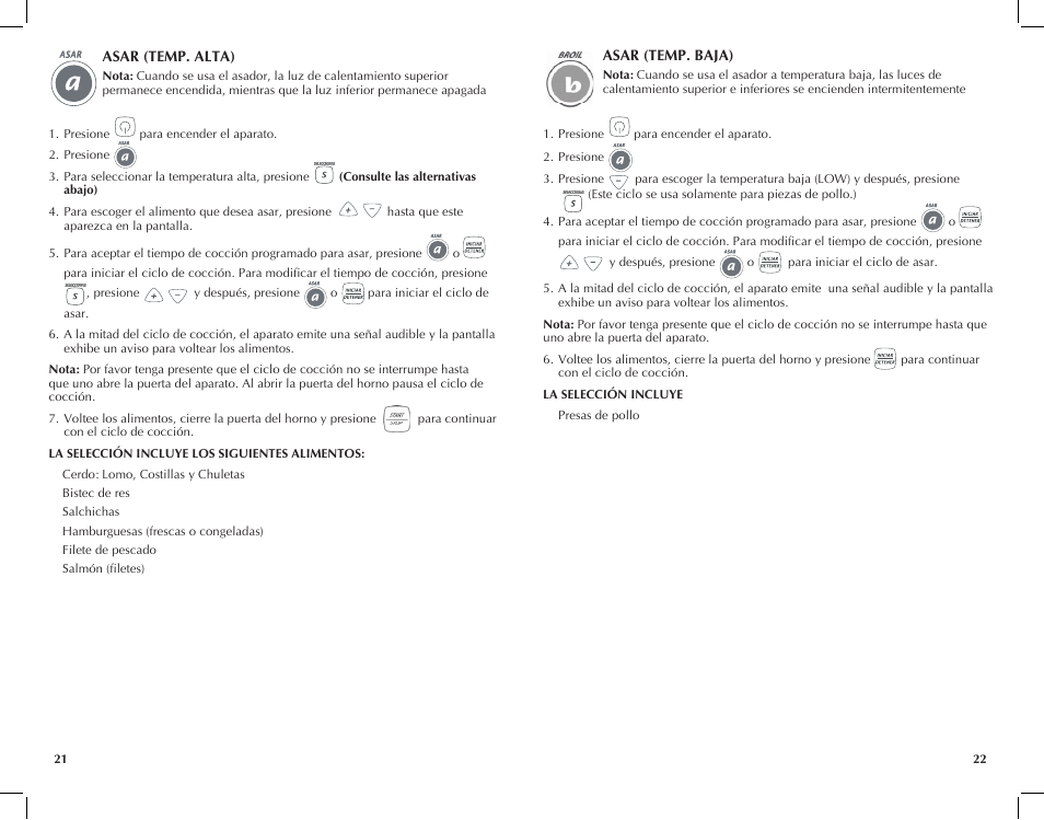 Black & Decker INFRAWAVE FC351B User Manual | Page 12 / 41