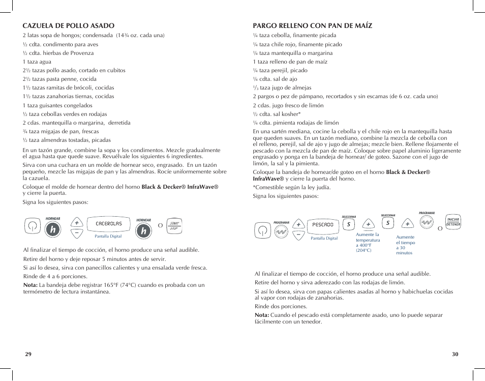 Black & Decker INFRAWAVE FC351B User Manual | Page 16 / 41