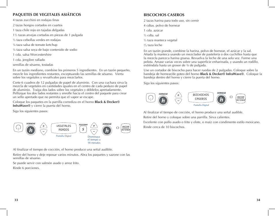 Black & Decker INFRAWAVE FC351B User Manual | Page 18 / 41