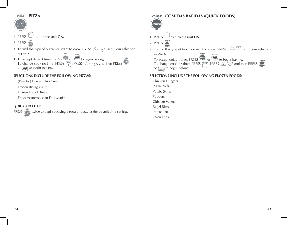 Black & Decker INFRAWAVE FC351B User Manual | Page 27 / 41