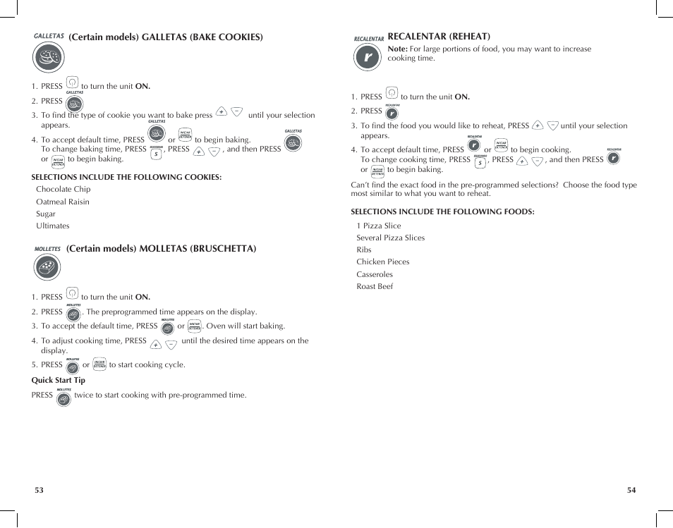 Black & Decker INFRAWAVE FC351B User Manual | Page 28 / 41
