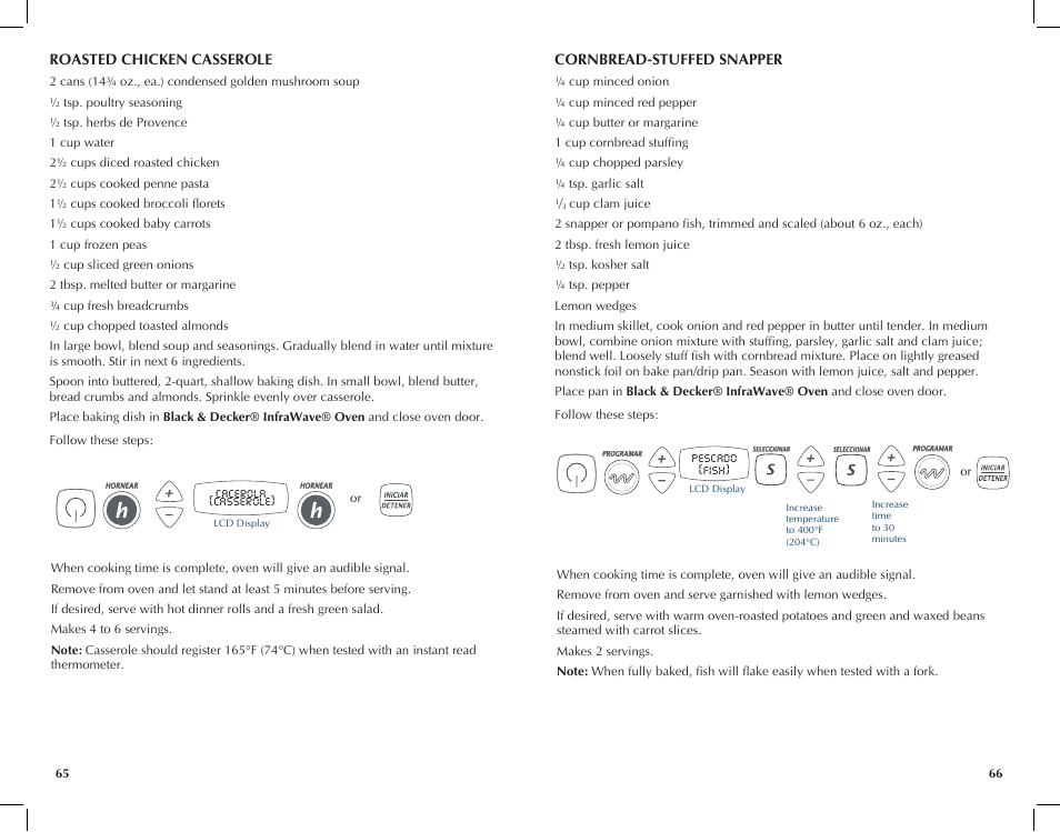 Black & Decker INFRAWAVE FC351B User Manual | Page 34 / 41