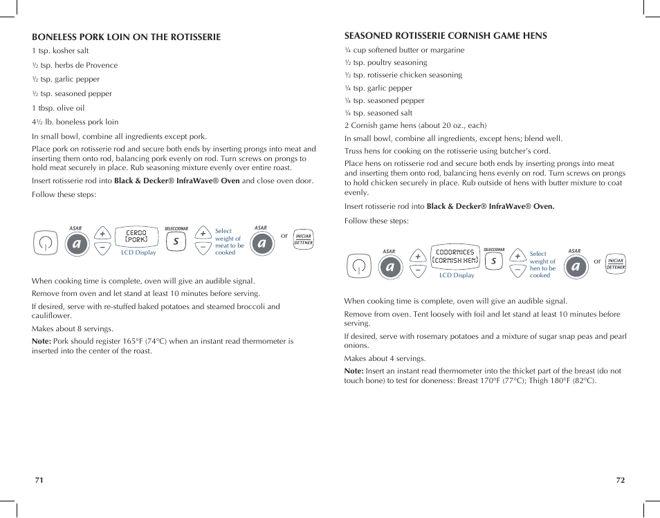 Black & Decker INFRAWAVE FC351B User Manual | Page 37 / 41