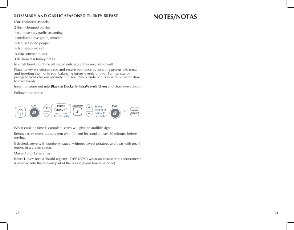 Black & Decker INFRAWAVE FC351B User Manual | Page 38 / 41
