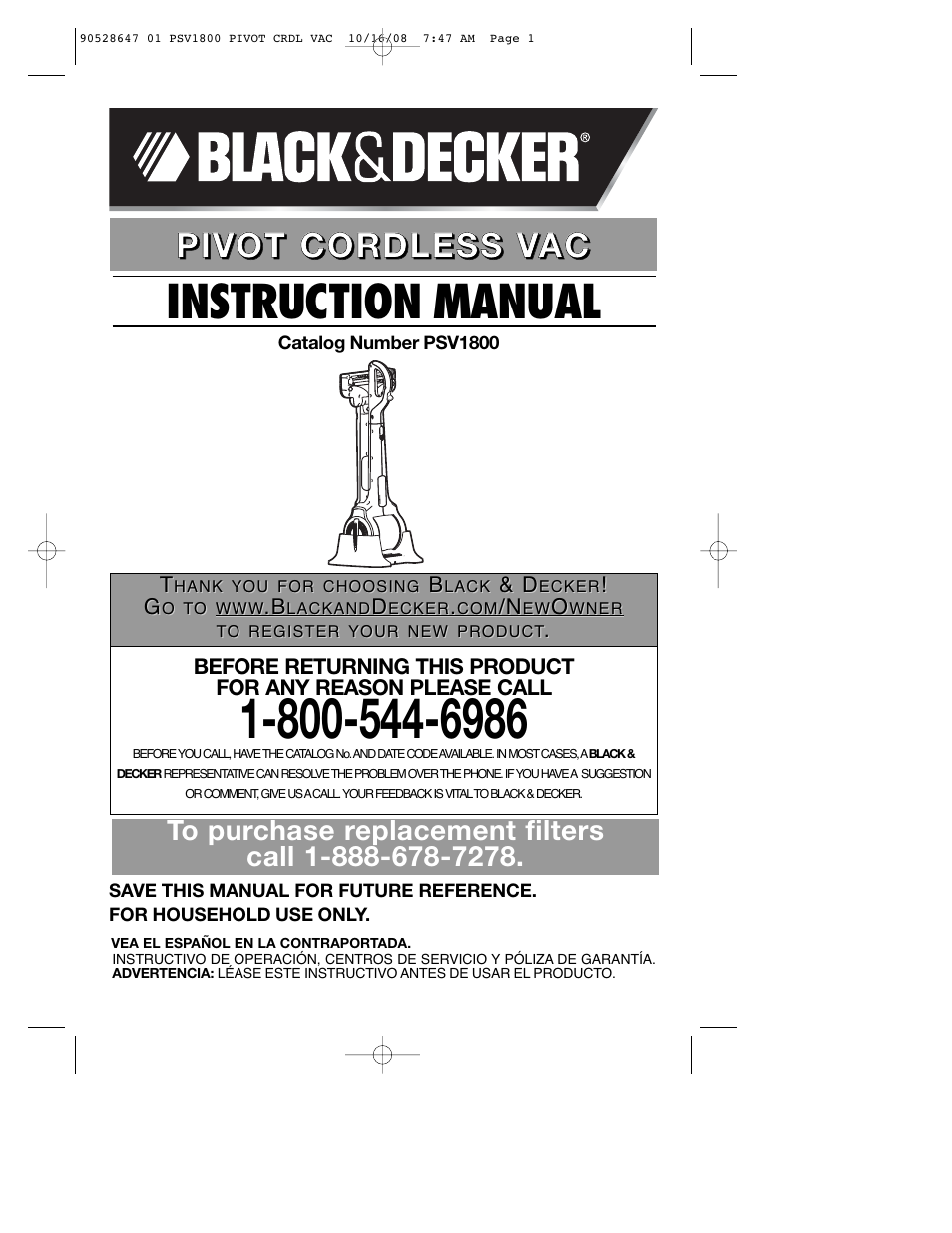 Black & Decker 90528647 User Manual | 24 pages