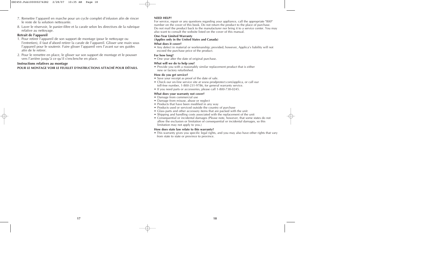 Black & Decker ODC440 User Manual | Page 10 / 13