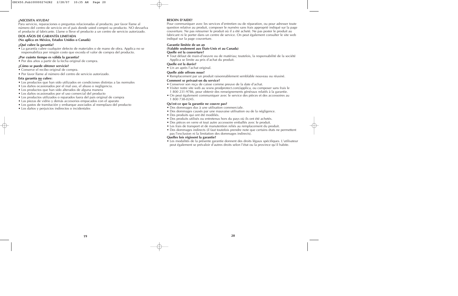 Black & Decker ODC440 User Manual | Page 11 / 13