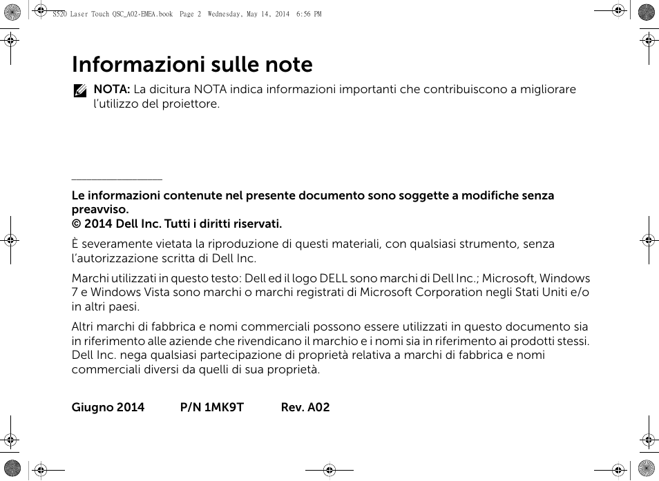 Dell S520 Projector User Manual | Page 116 / 242