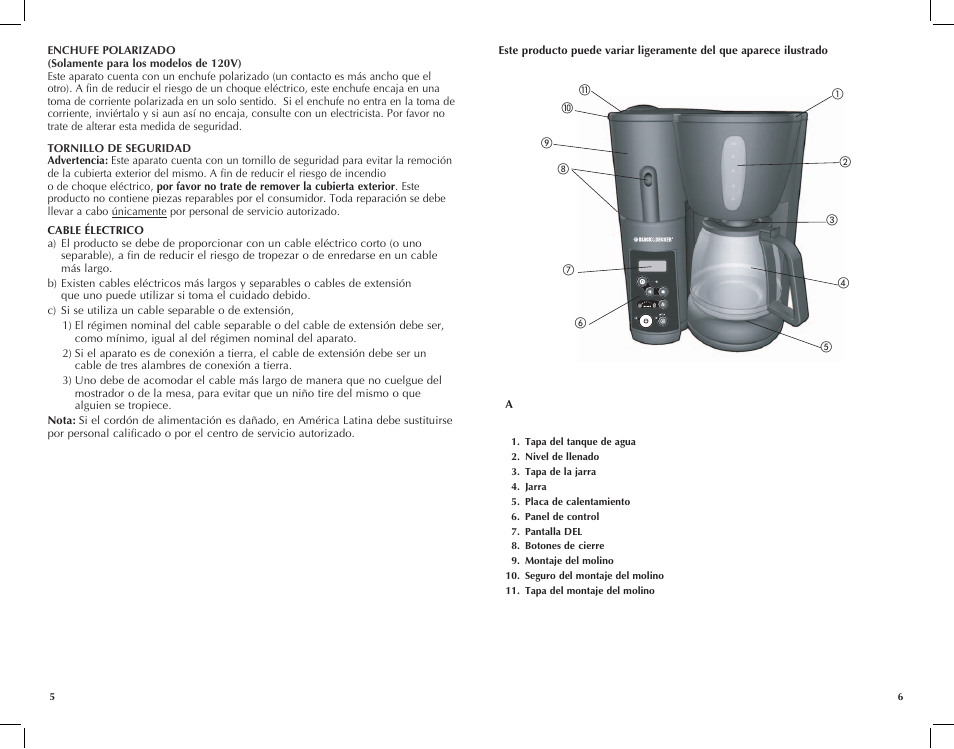 Black & Decker UCM200WG User Manual | Page 4 / 17