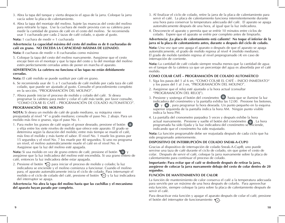 Black & Decker UCM200WG User Manual | Page 6 / 17