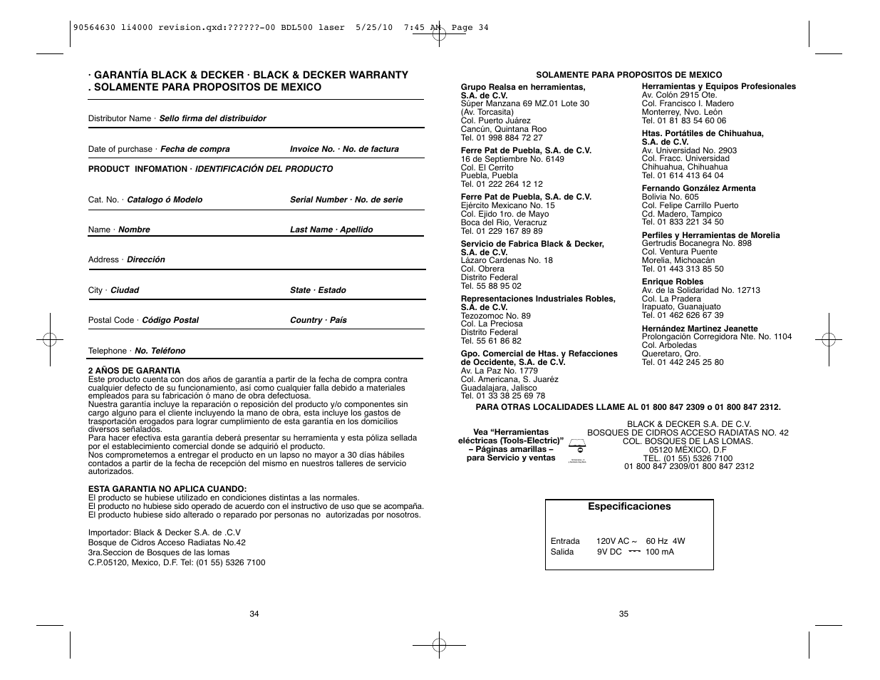 Si funciona… y funciona muy bien | Black & Decker Li4000 User Manual | Page 18 / 19