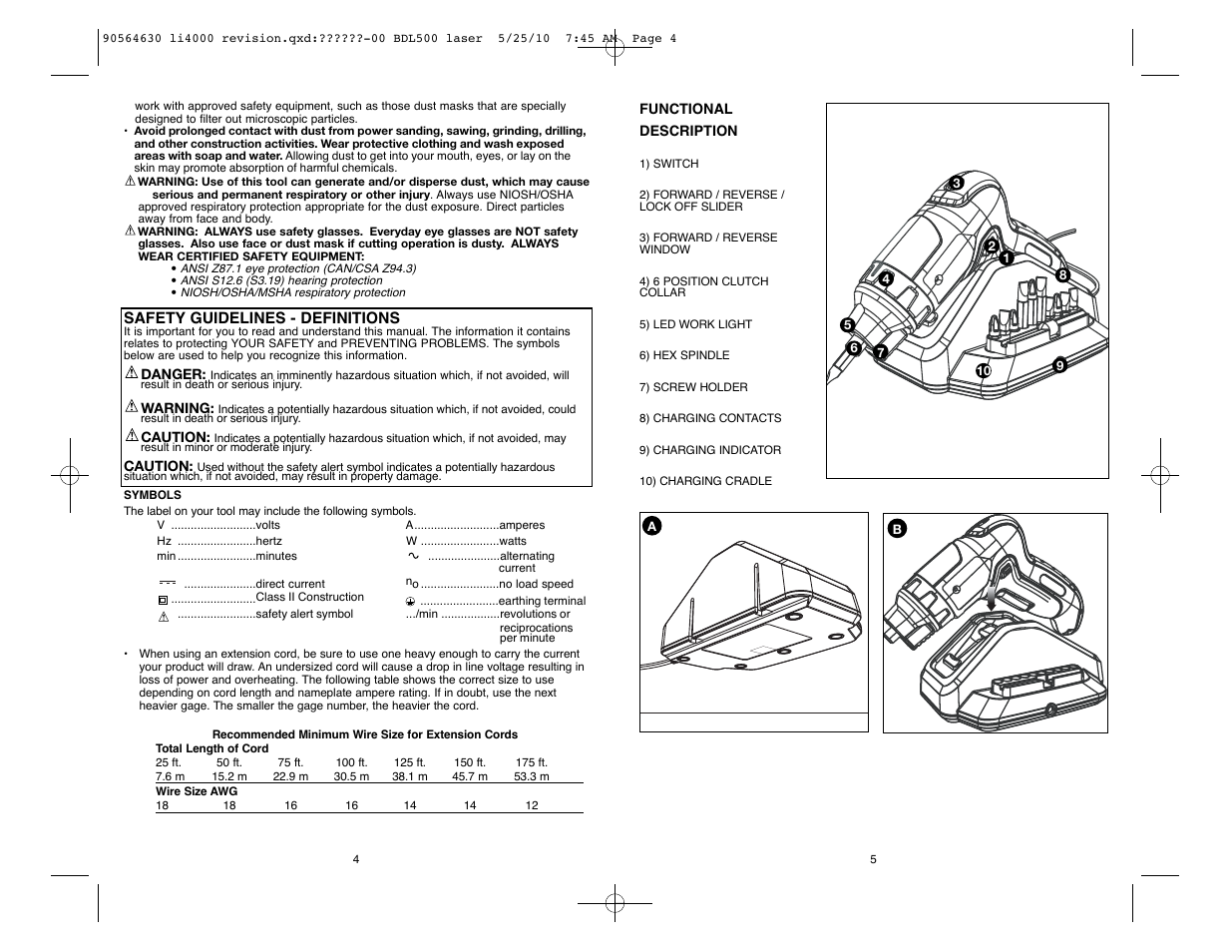 Black & Decker Li4000 User Manual | Page 3 / 19