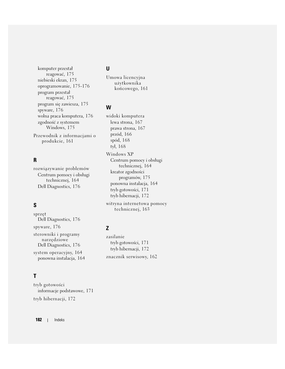 Dell Latitude D830 (Early 2007) User Manual | Page 182 / 258