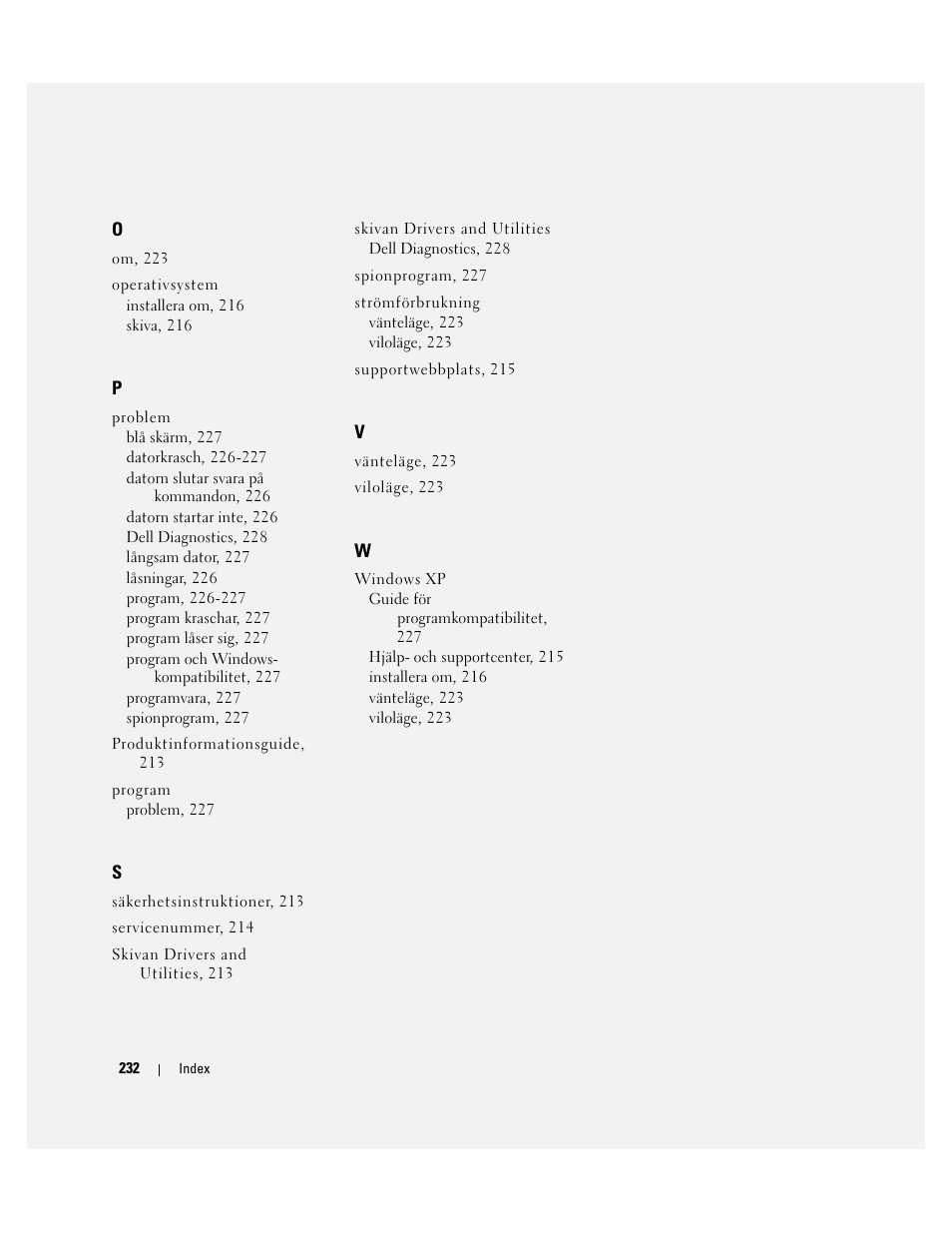 Dell Latitude D830 (Early 2007) User Manual | Page 232 / 258