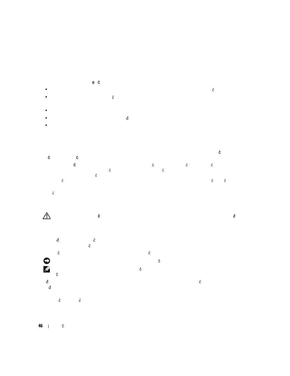 Dell dijagnostika, Kada koristiti dell dijagnostiku | Dell Latitude D830 (Early 2007) User Manual | Page 46 / 258
