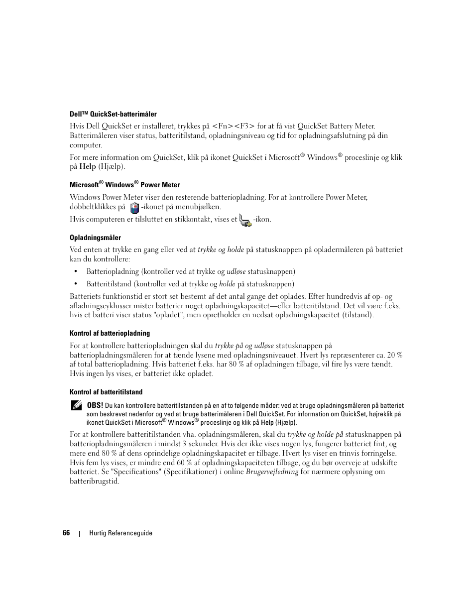 Dell Latitude D830 (Early 2007) User Manual | Page 66 / 258