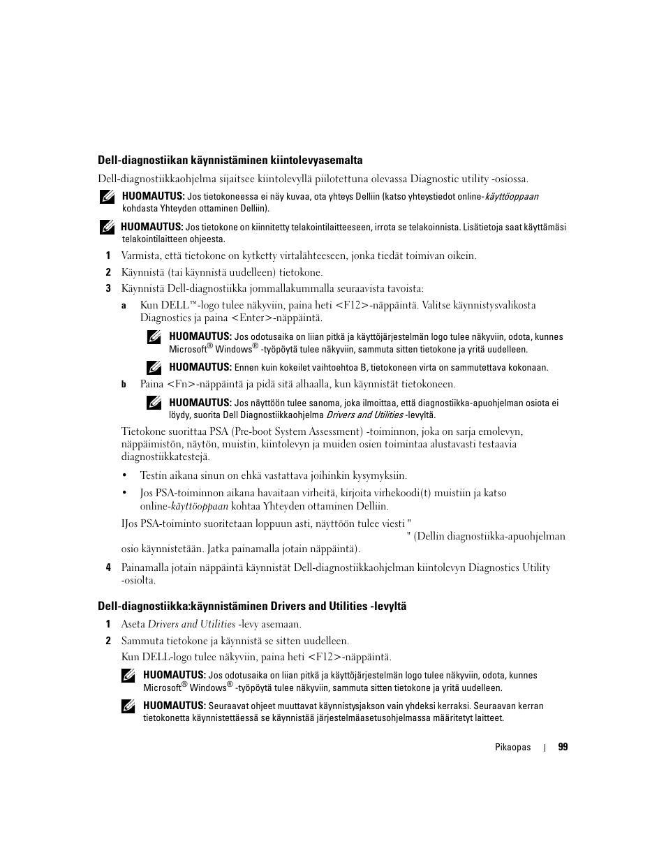 Dell Latitude D830 (Early 2007) User Manual | Page 99 / 258