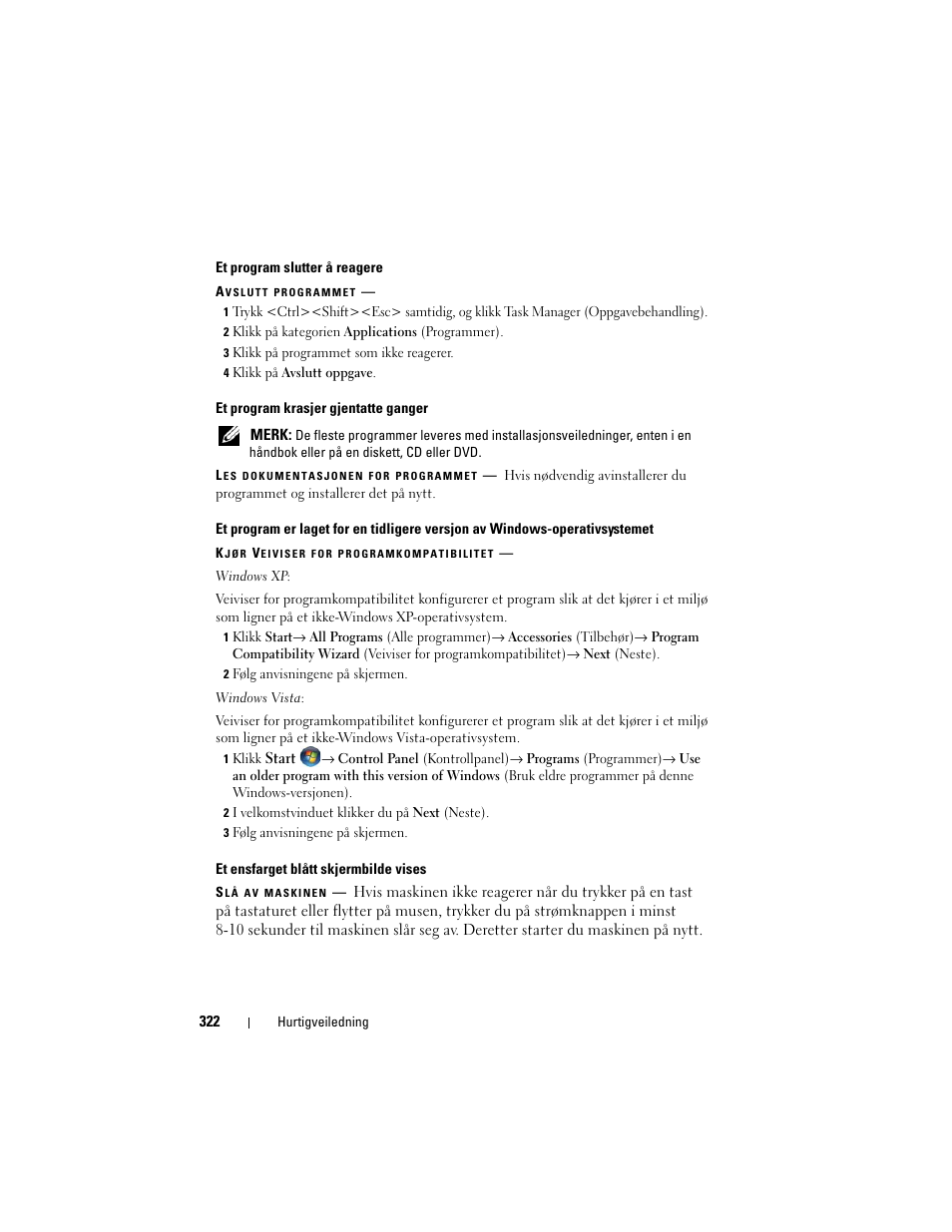 Dell Precision T3400 (Late 2007) User Manual | Page 322 / 608
