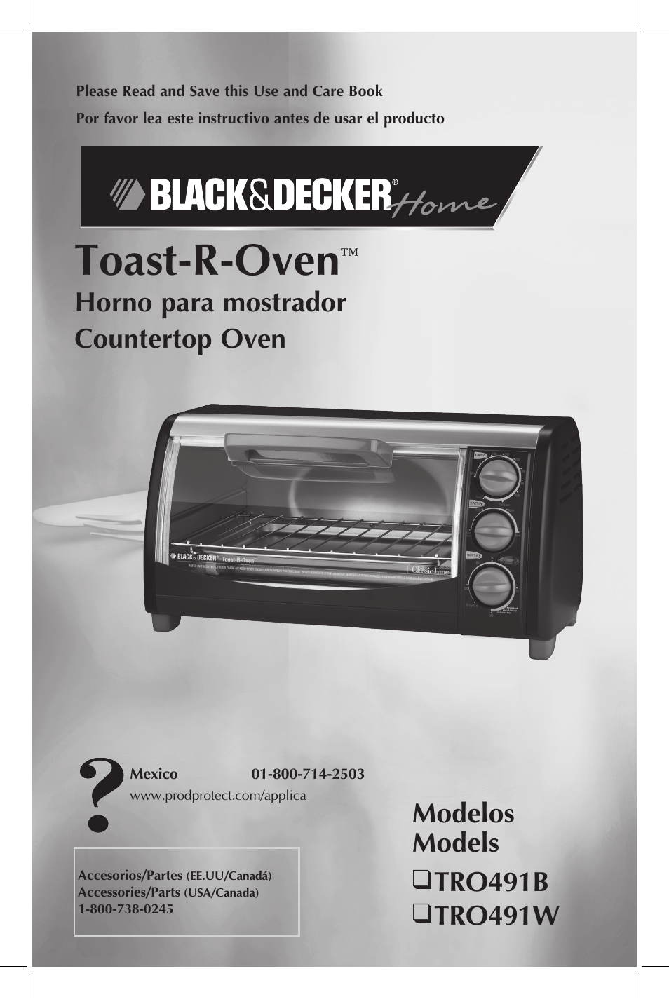 Black & Decker Toast-R- TRO491B User Manual | 19 pages