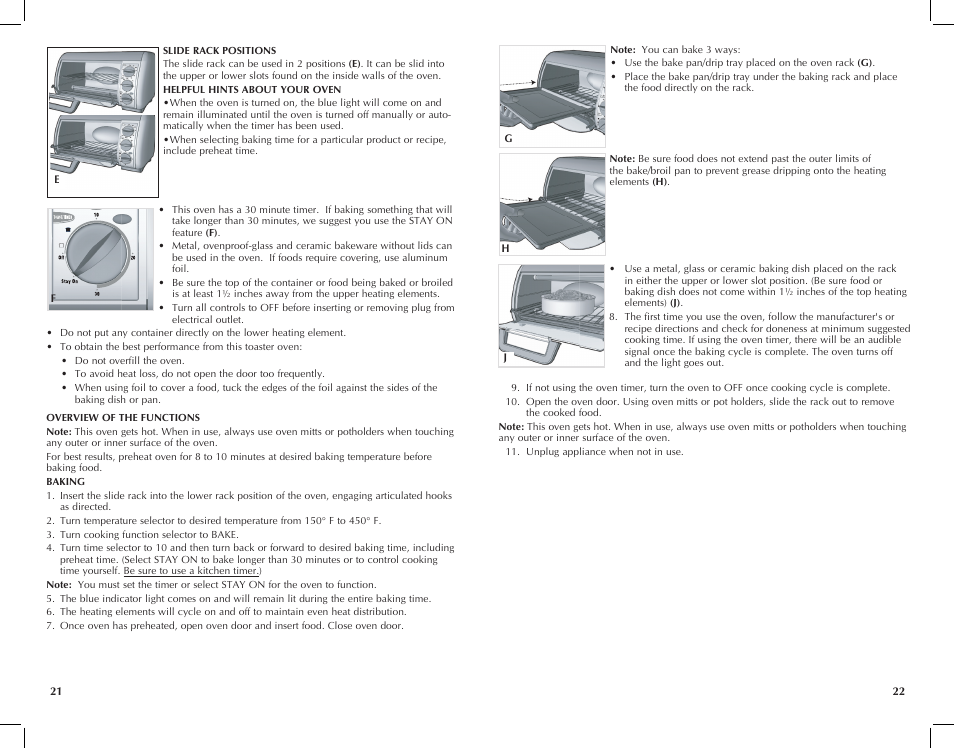 Black & Decker Toast-R- TRO491B User Manual | Page 12 / 19