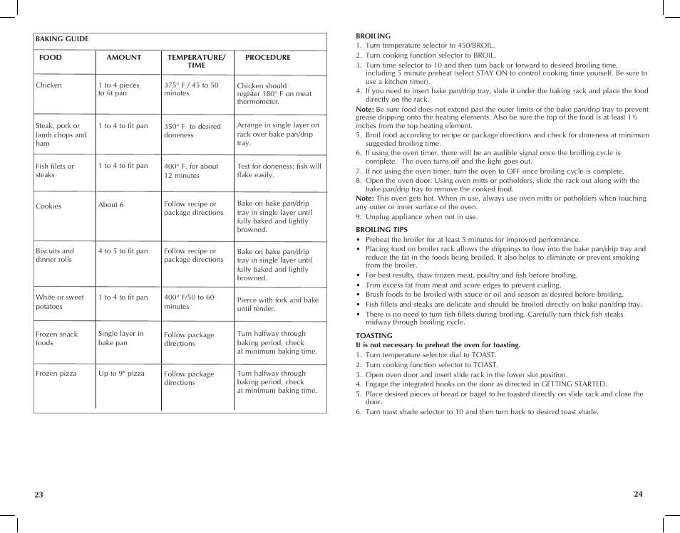 Black & Decker Toast-R- TRO491B User Manual | Page 13 / 19