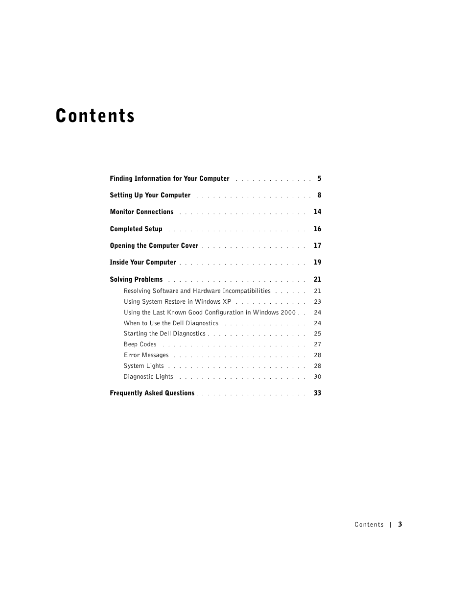 Dell Precision 360 User Manual | Page 3 / 112