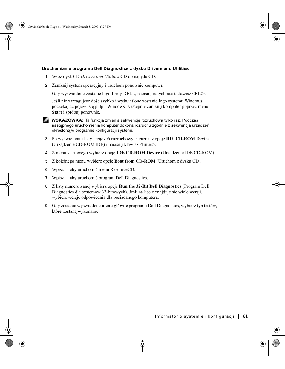 Dell Precision 360 User Manual | Page 61 / 112