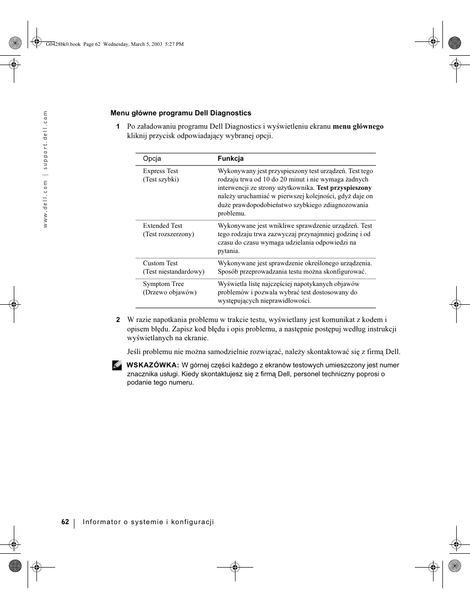 Dell Precision 360 User Manual | Page 62 / 112