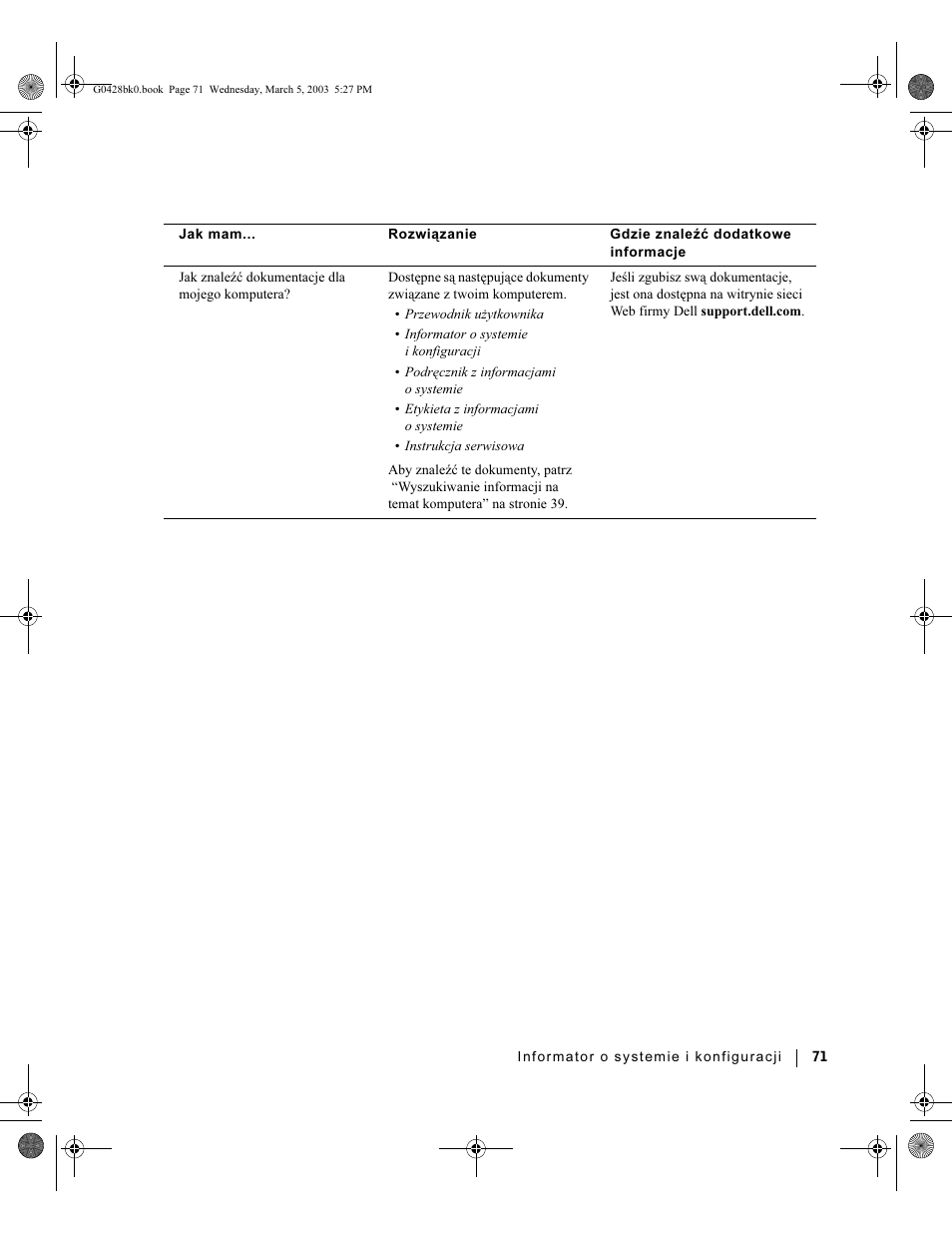 Dell Precision 360 User Manual | Page 71 / 112