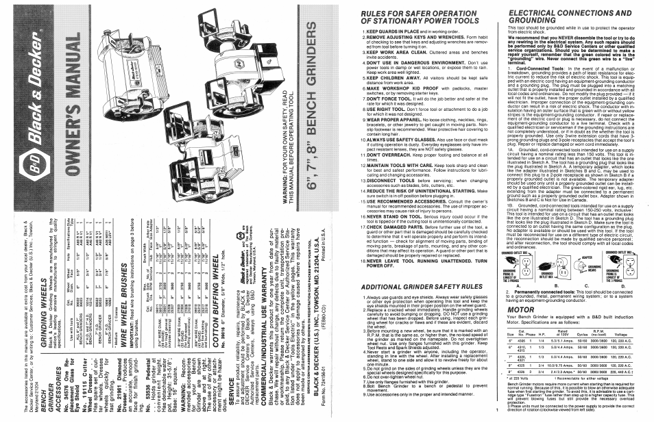 Black & Decker 724156-01 User Manual | 2 pages