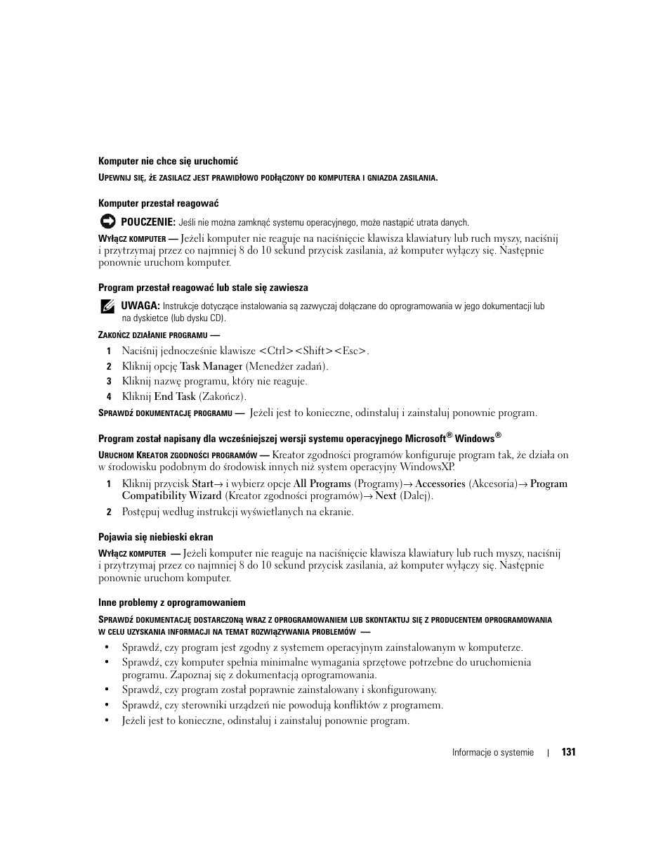 Dell Latitude D631 (Early 2009) User Manual | Page 131 / 182