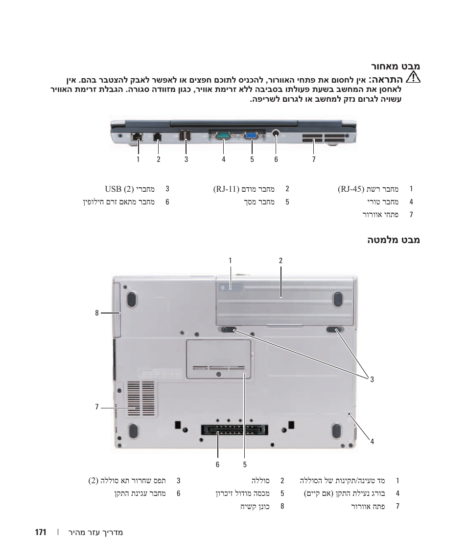 Dell Latitude D631 (Early 2009) User Manual | Page 172 / 182