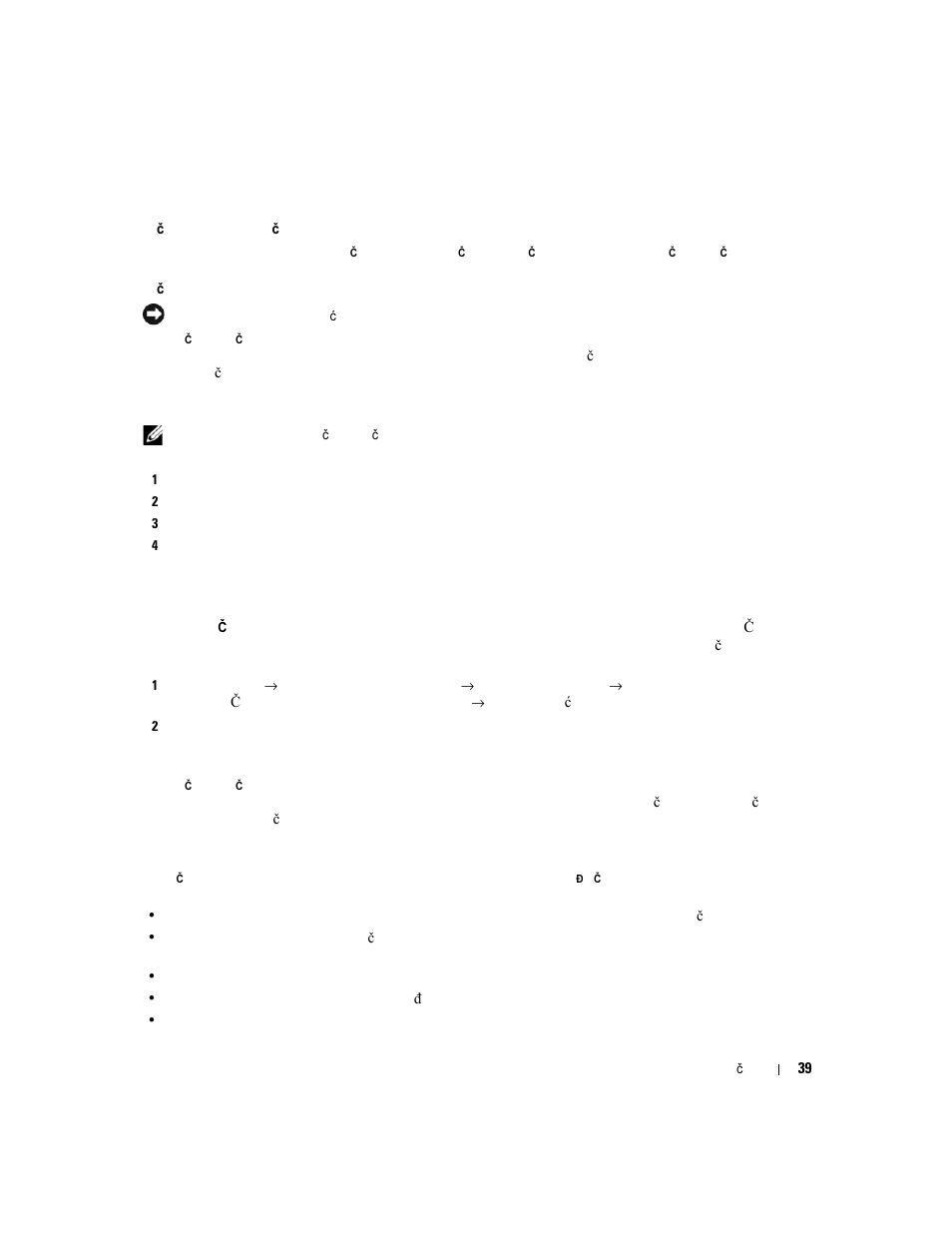 Dell Latitude D631 (Early 2009) User Manual | Page 39 / 182