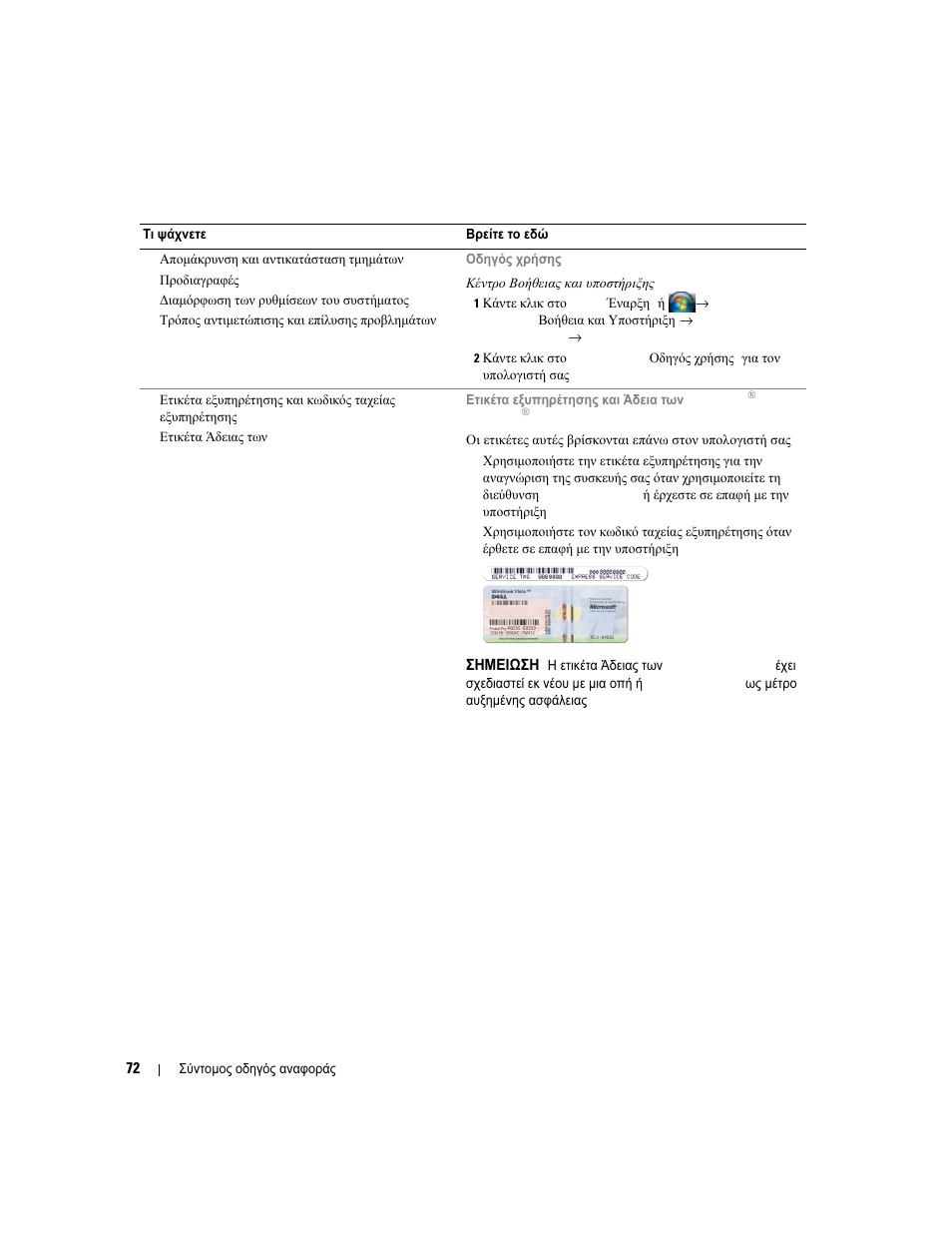Dell Latitude D631 (Early 2009) User Manual | Page 72 / 182