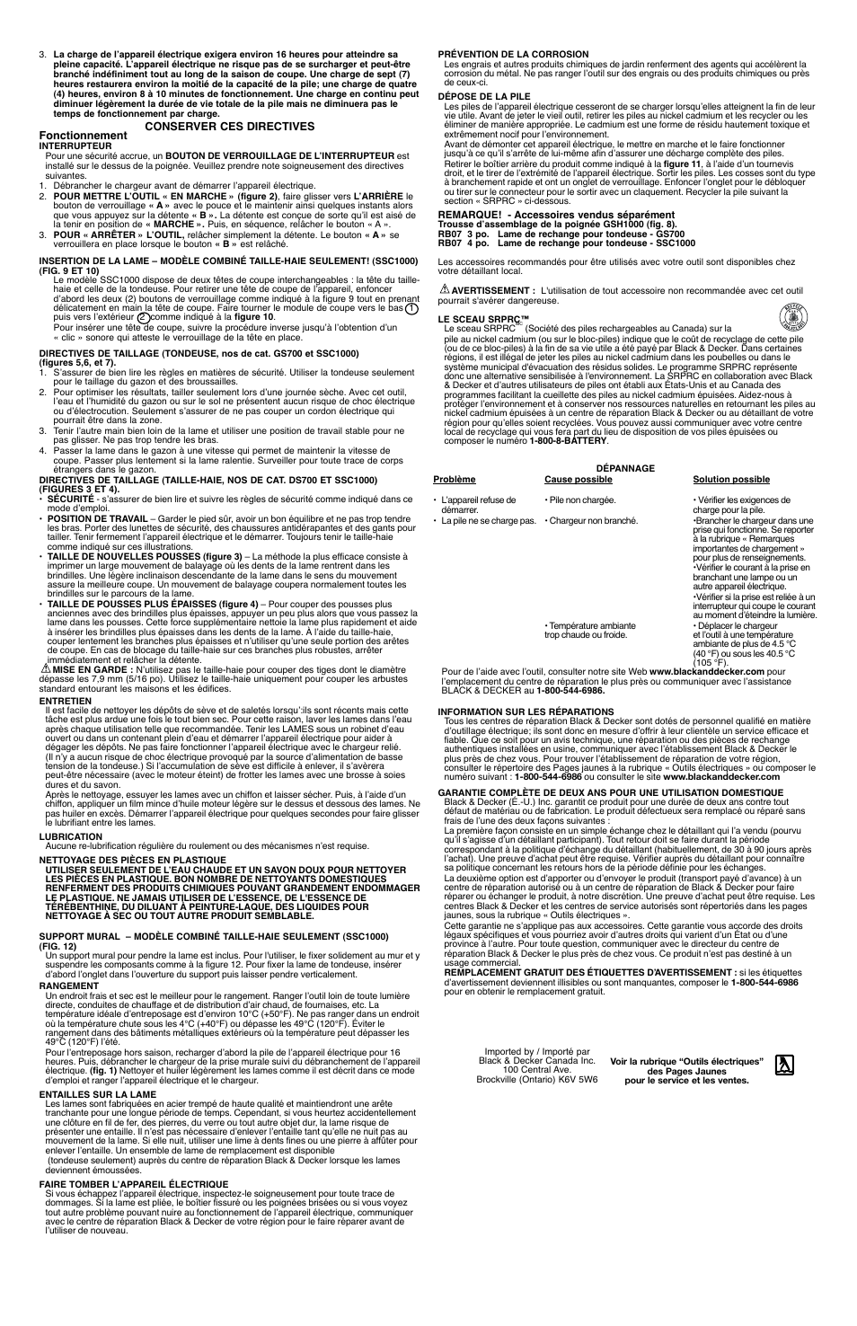 Black & Decker DS700 User Manual | Page 4 / 6