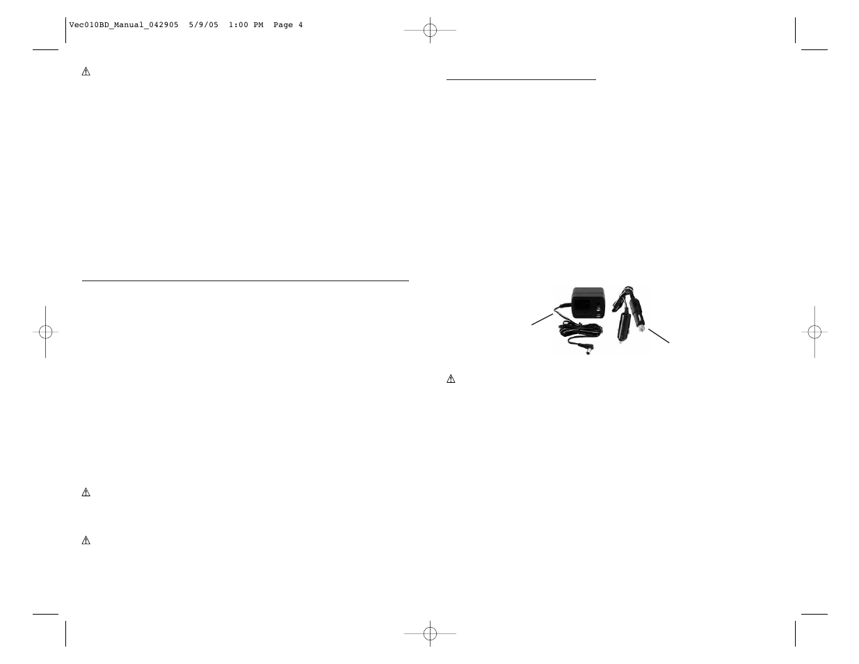Black & Decker VEC010BD User Manual | Page 5 / 6