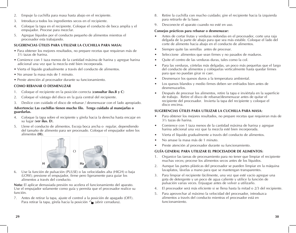 Black & Decker FP2620S User Manual | Page 16 / 37