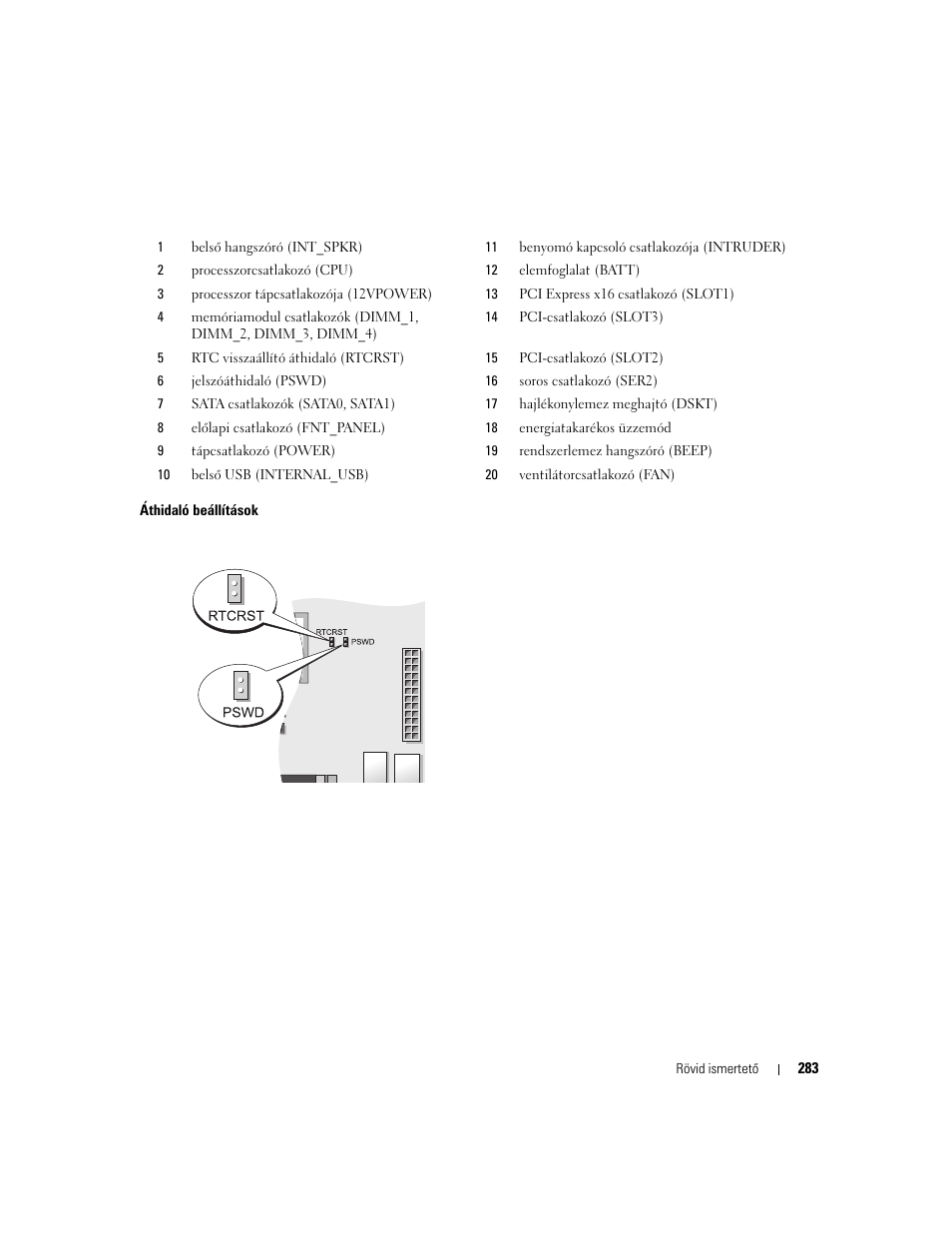 Dell OptiPlex 745 User Manual | Page 283 / 428