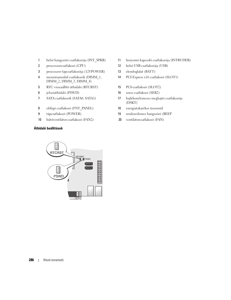 Dell OptiPlex 745 User Manual | Page 286 / 428