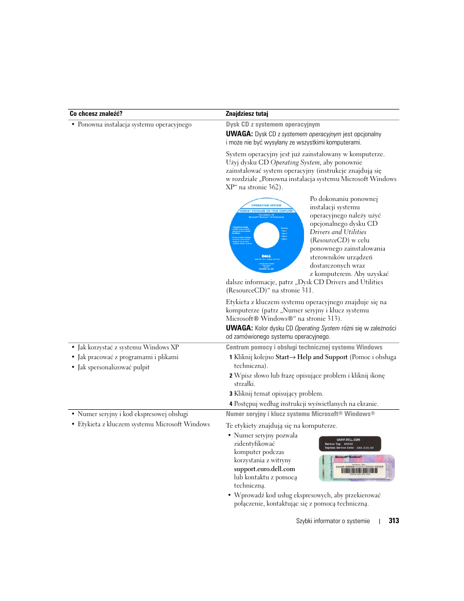 Dell OptiPlex 745 User Manual | Page 313 / 428