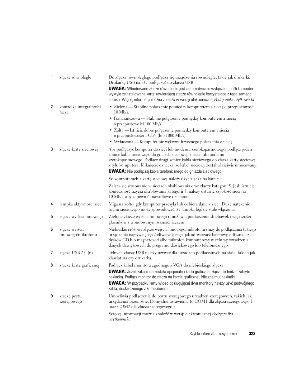 Dell OptiPlex 745 User Manual | Page 323 / 428