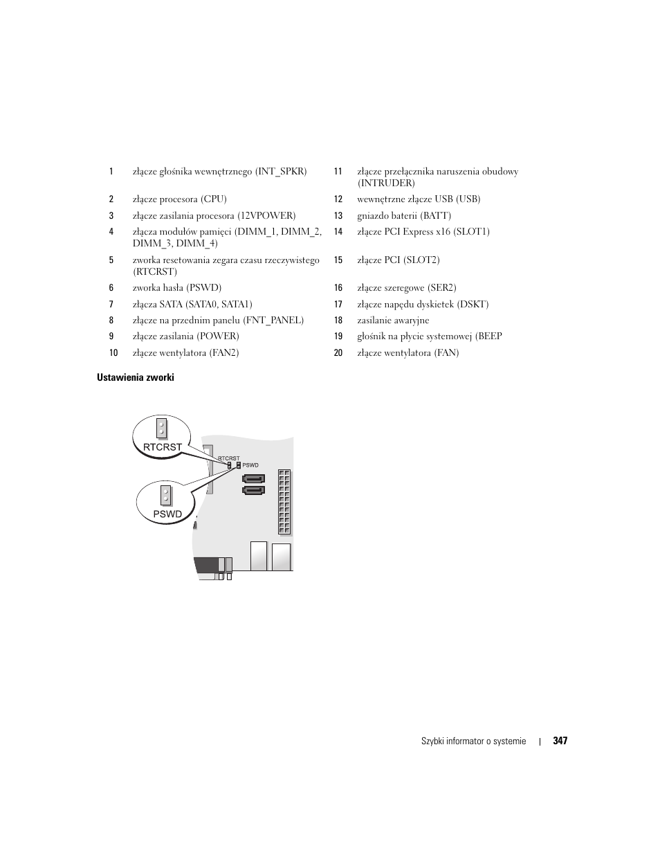 Dell OptiPlex 745 User Manual | Page 347 / 428