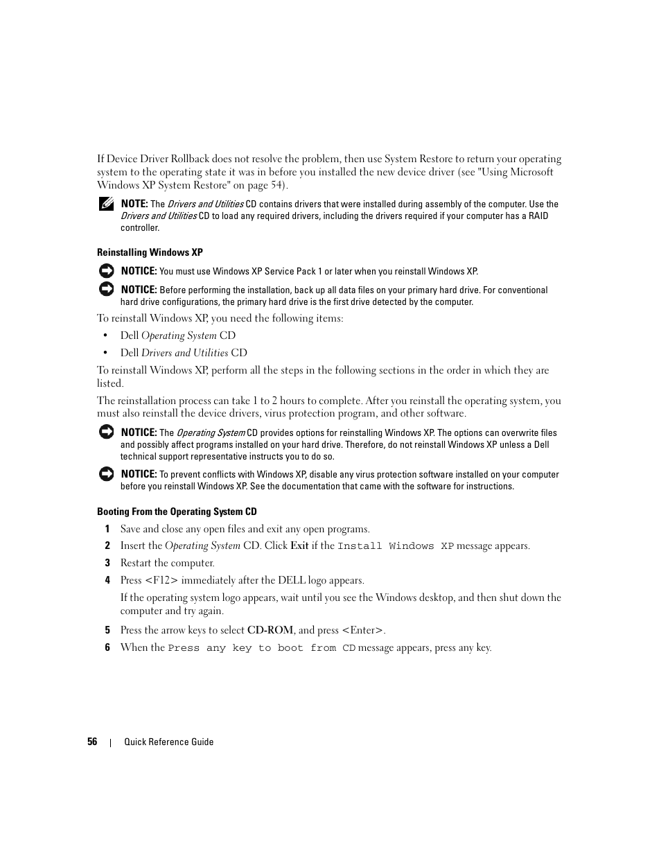 Dell OptiPlex 745 User Manual | Page 56 / 428