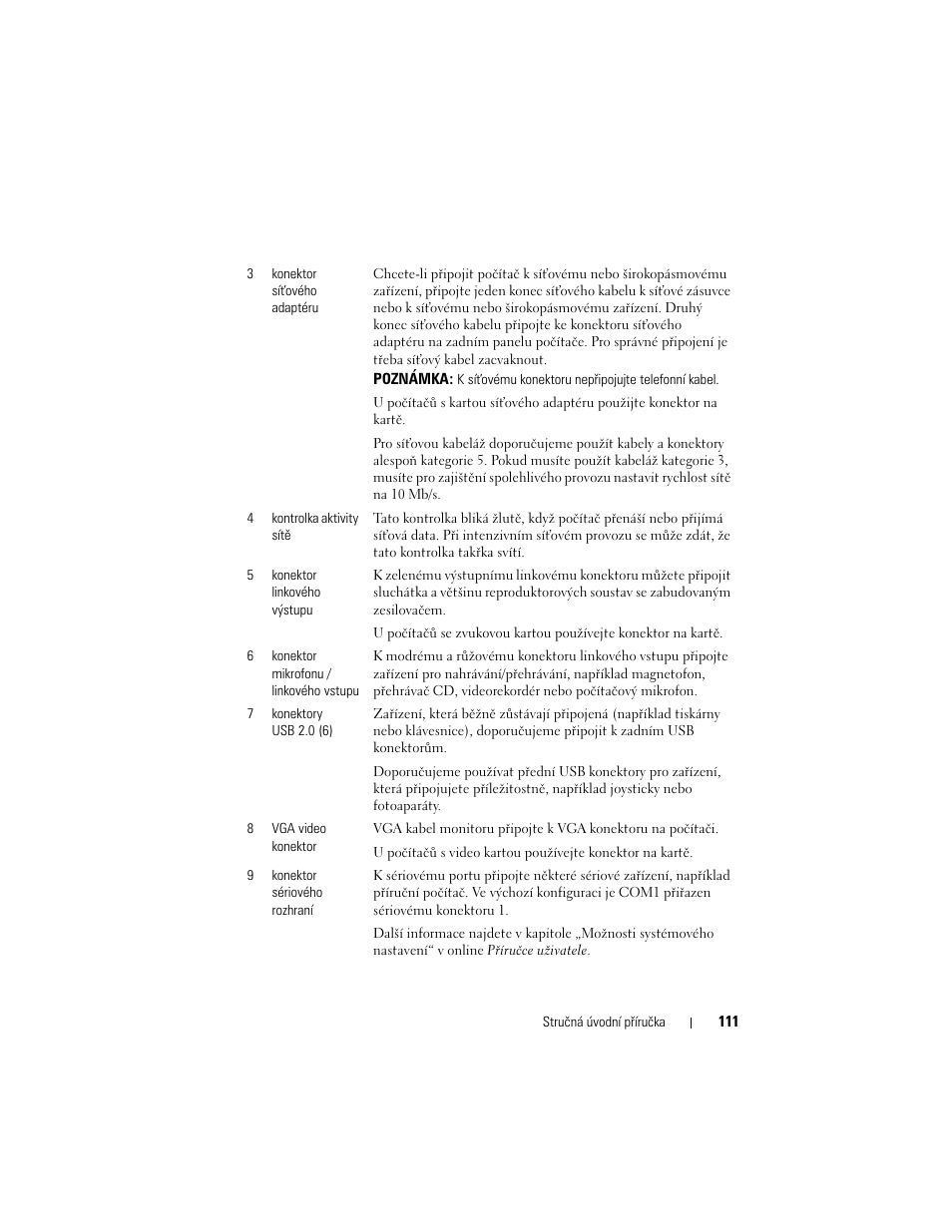 Dell OptiPlex 330 (Late 2007) User Manual | Page 111 / 490