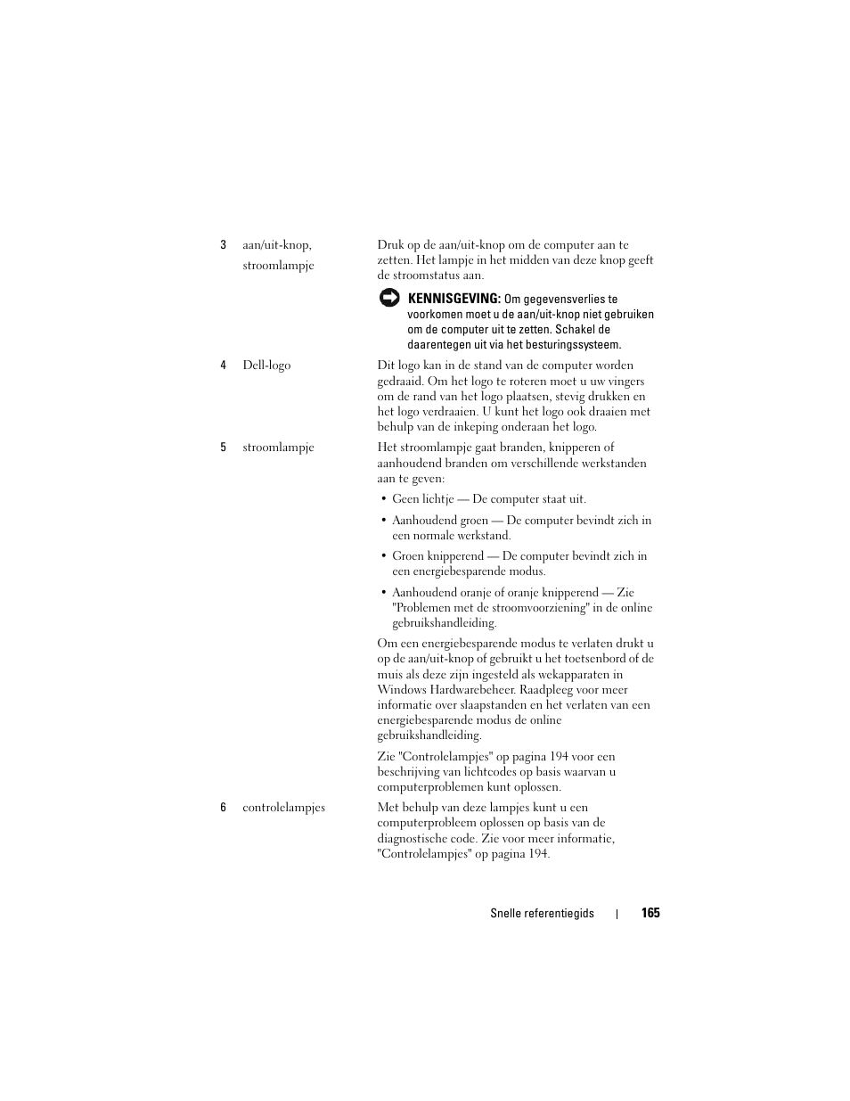Dell OptiPlex 330 (Late 2007) User Manual | Page 165 / 490