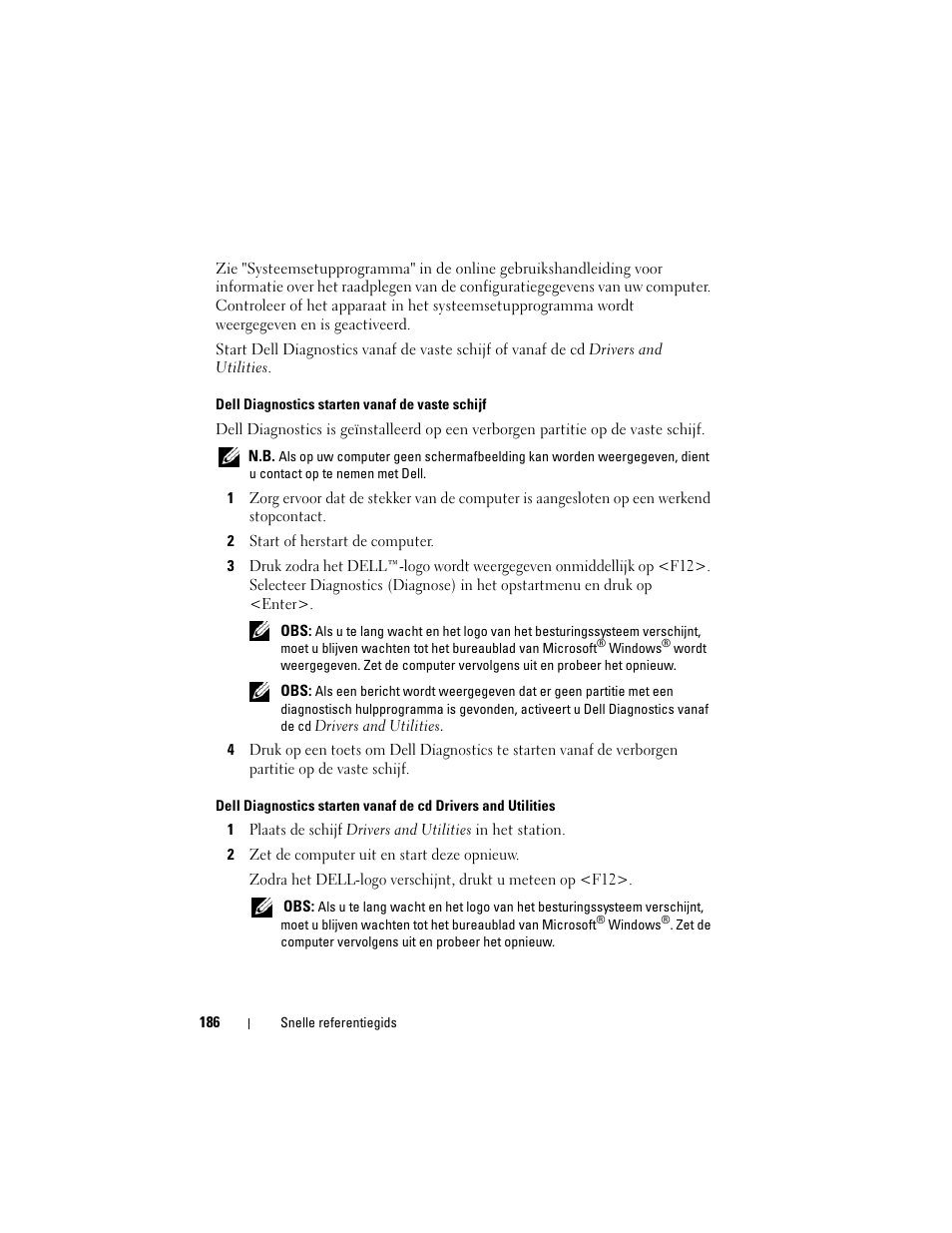 Dell OptiPlex 330 (Late 2007) User Manual | Page 186 / 490