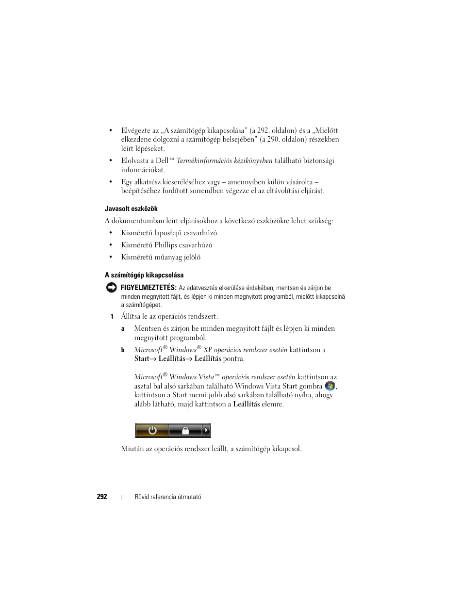Dell OptiPlex 330 (Late 2007) User Manual | Page 292 / 490